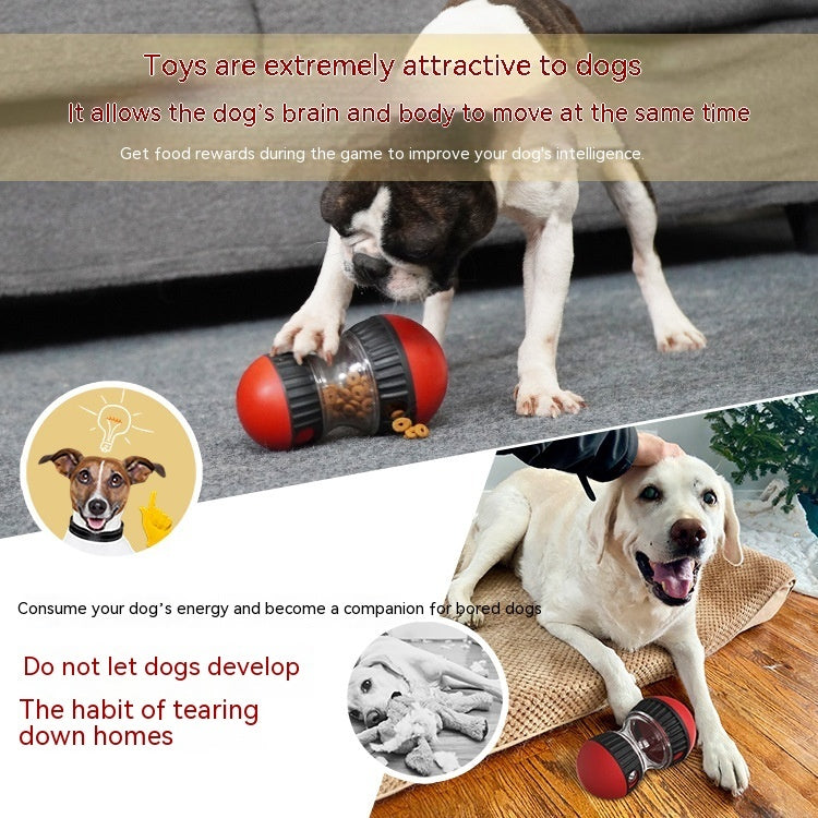 Interactive Food Dispensing Dog Toy – Slow Feeder Puzzle Ball for Small & Medium Dogs, Durable Treat Tumbler for Mental Stimulation & Digestion