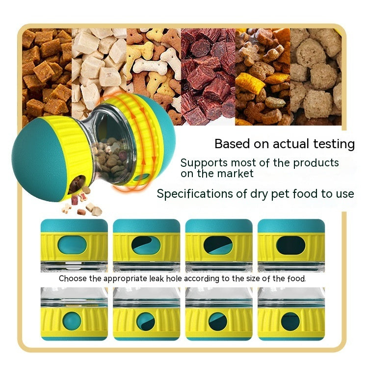 Interactive Food Dispensing Dog Toy – Slow Feeder Puzzle Ball for Small & Medium Dogs, Durable Treat Tumbler for Mental Stimulation & Digestion