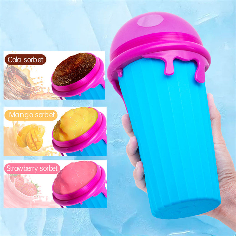 500ML Magic Slushy Maker Cup – Quick-Freeze Squeeze Ice Cream & Smoothie Cup for Kids and Adults (Reusable & BPA-Free)