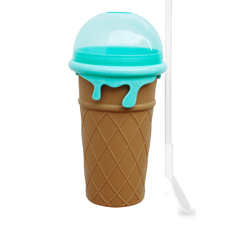 500ML Magic Slushy Maker Cup – Quick-Freeze Squeeze Ice Cream & Smoothie Cup for Kids and Adults (Reusable & BPA-Free)