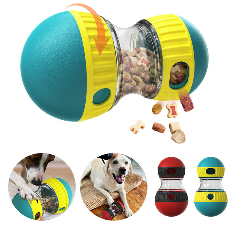 Interactive Food Dispensing Dog Toy – Slow Feeder Puzzle Ball for Small & Medium Dogs, Durable Treat Tumbler for Mental Stimulation & Digestion