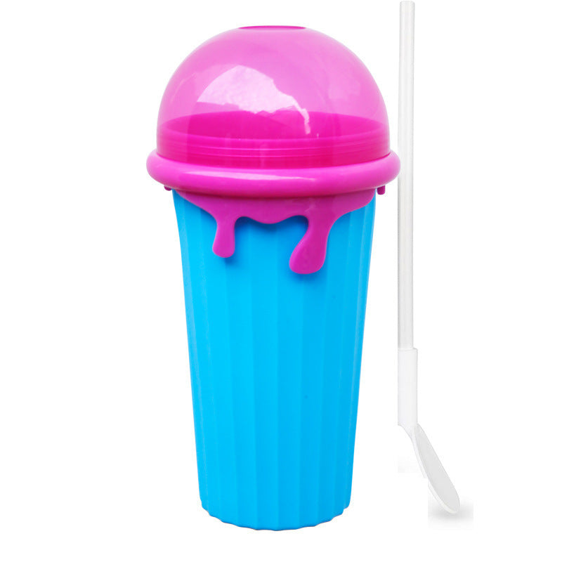 500ML Magic Slushy Maker Cup – Quick-Freeze Squeeze Ice Cream & Smoothie Cup for Kids and Adults (Reusable & BPA-Free)