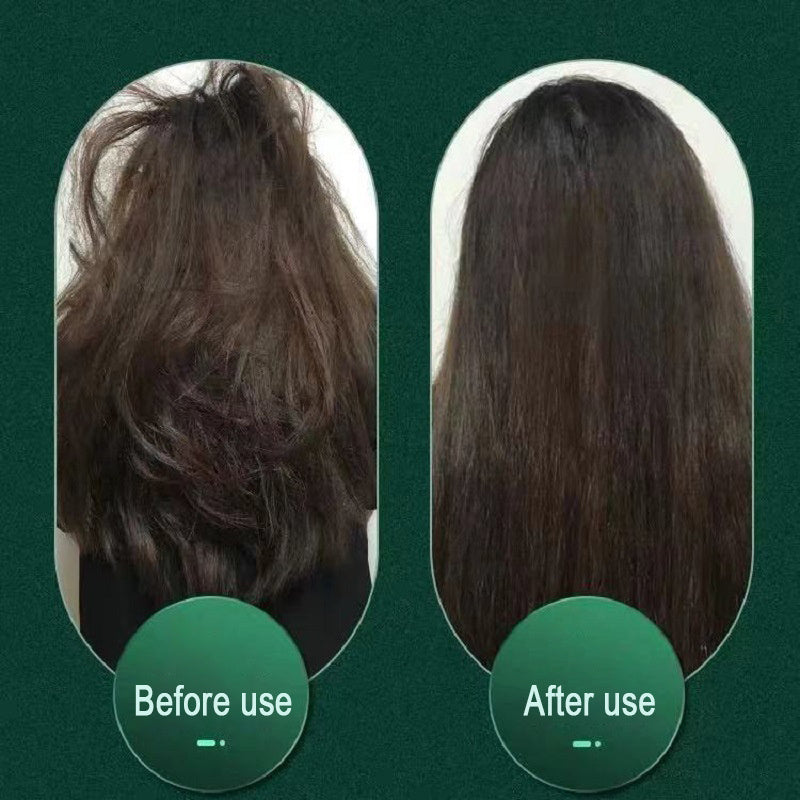 2-in-1 Hair Straightener & Curling Hot Comb – Negative Ion Electric Styling Brush | Tourmaline Ceramic, 10 Temp Settings