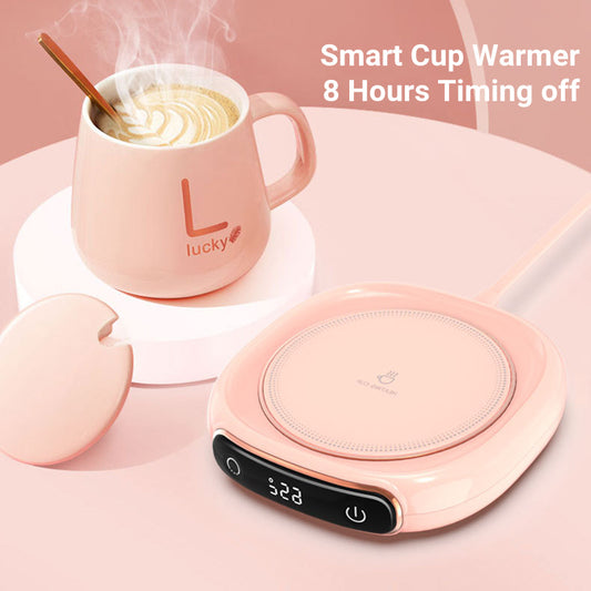Smart Coffee Mug Warmer – USB Heated Coaster for Desk & Home Use (Constant Temperature Heating Pad)
