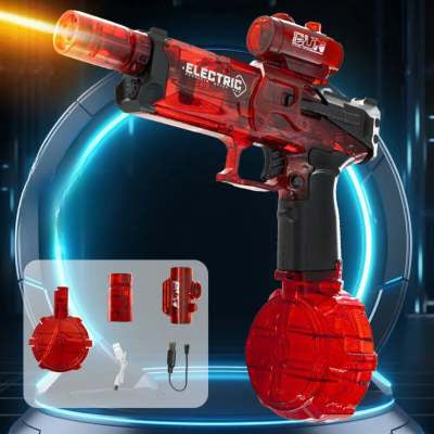 Fire Rat Electric Water Gun – Full-Auto Pulse Spray Toy with Lights, USB Charging & 10M Range (Kids Summer Gift)