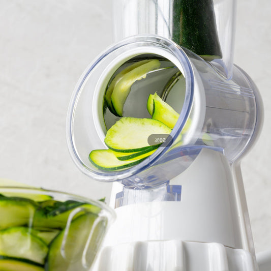 3-in-1 Manual Vegetable Slicer & Grater – Multifunction Kitchen Chopper with Stainless Steel Blades