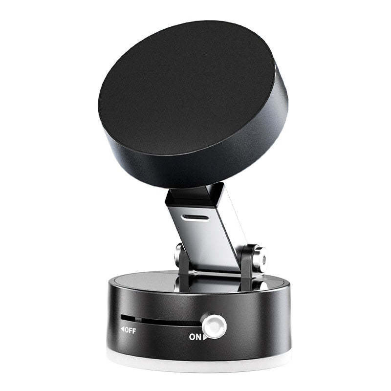 Foldable Magnetic Vacuum Car Phone Holder – Strong Suction Cup Mount for Hands-Free Navigation (Universal Fit)