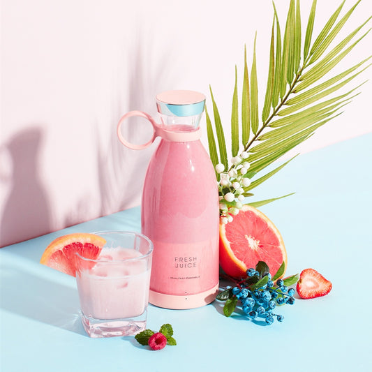 350ML Portable Electric Blender – USB Rechargeable Juicer Cup | Mini Smoothie & Shake Maker for Home, Travel, & Gym
