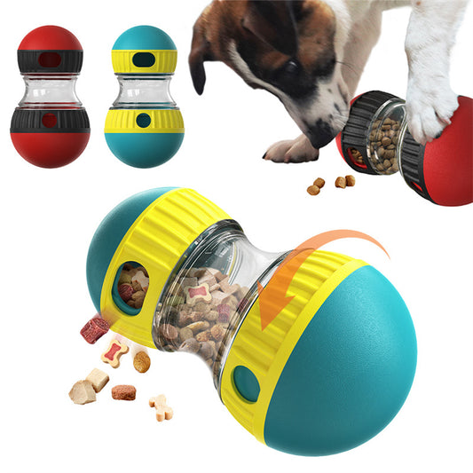 Interactive Food Dispensing Dog Toy – Slow Feeder Puzzle Ball for Small & Medium Dogs, Durable Treat Tumbler for Mental Stimulation & Digestion