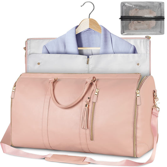 Large Capacity Waterproof Travel Duffle Bag for Women – Foldable Suit Tote with Dry-Wet Separation